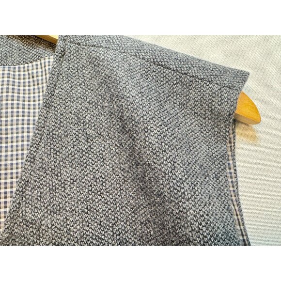 Joseph Abboud Men's Button Up Waistcoat Vest Size 2X Gray Full Back Classic Fit - Picture 4 of 11